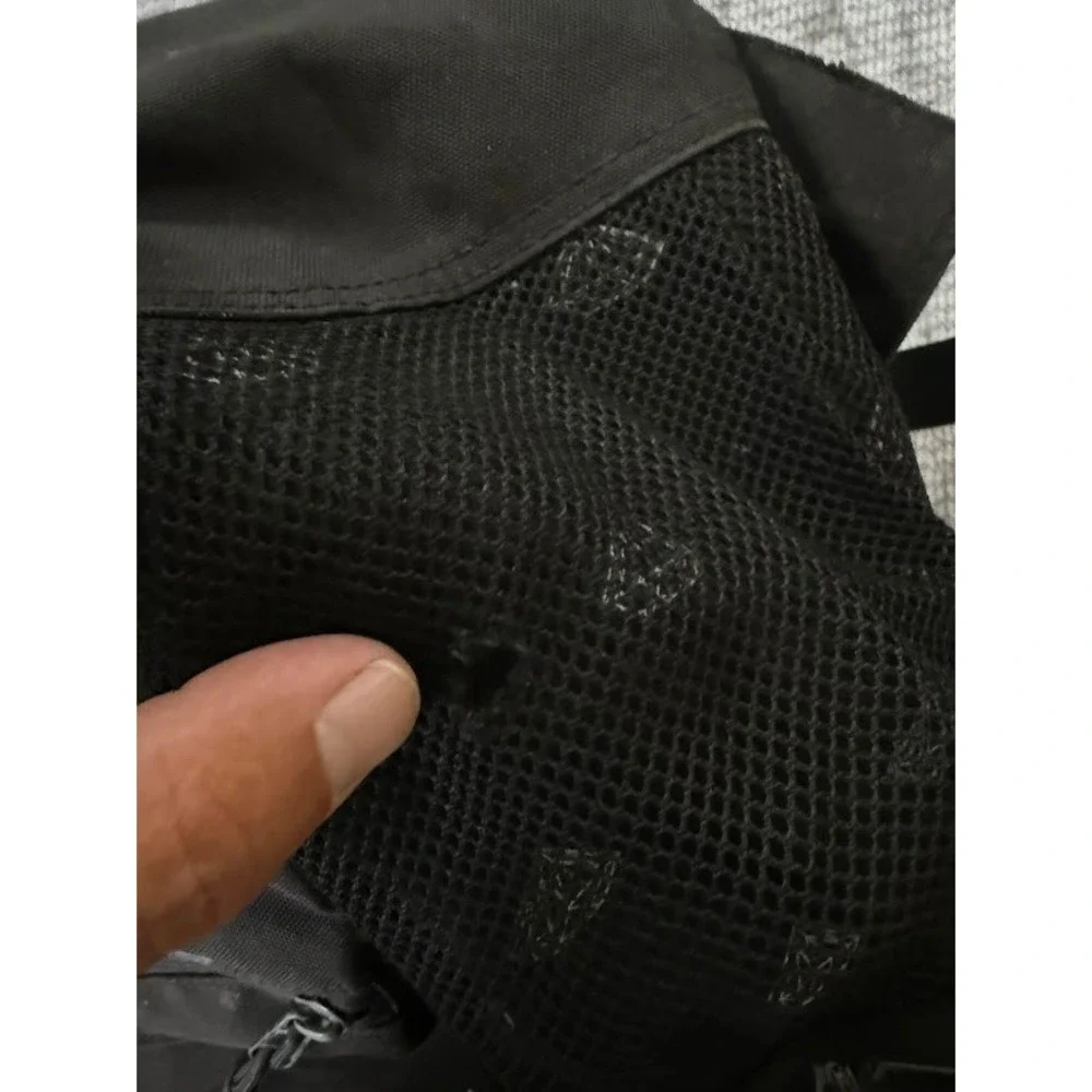 True Religion Mens Cargo Pants‎ Black White Contrast Stitch Relaxed Fit 34X30